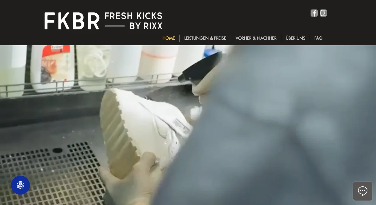 Desktop-Ansicht von Fresh Kicks by Rixx